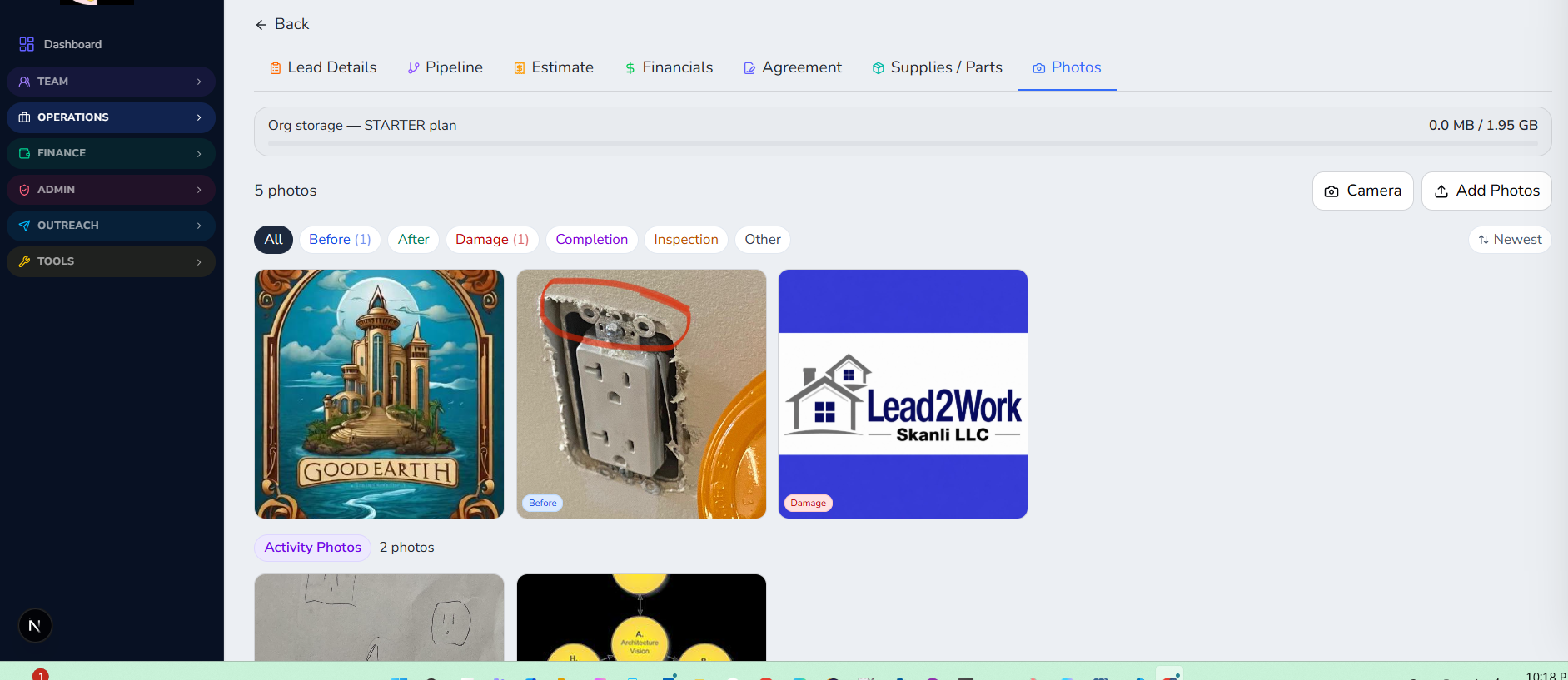 Photo Documentation screenshot